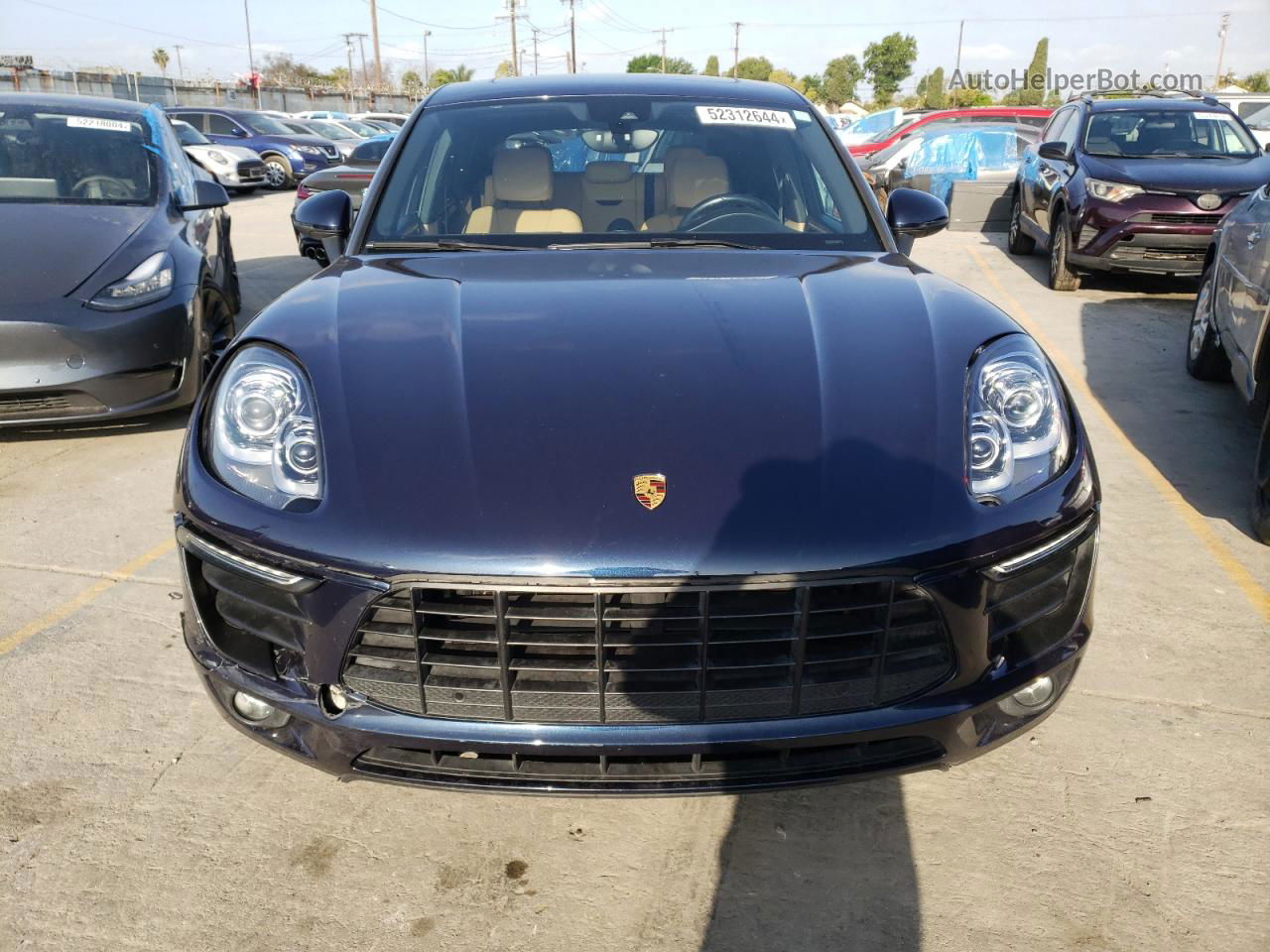 2018 Porsche Macan S Blue vin: WP1AB2A50JLB33716
