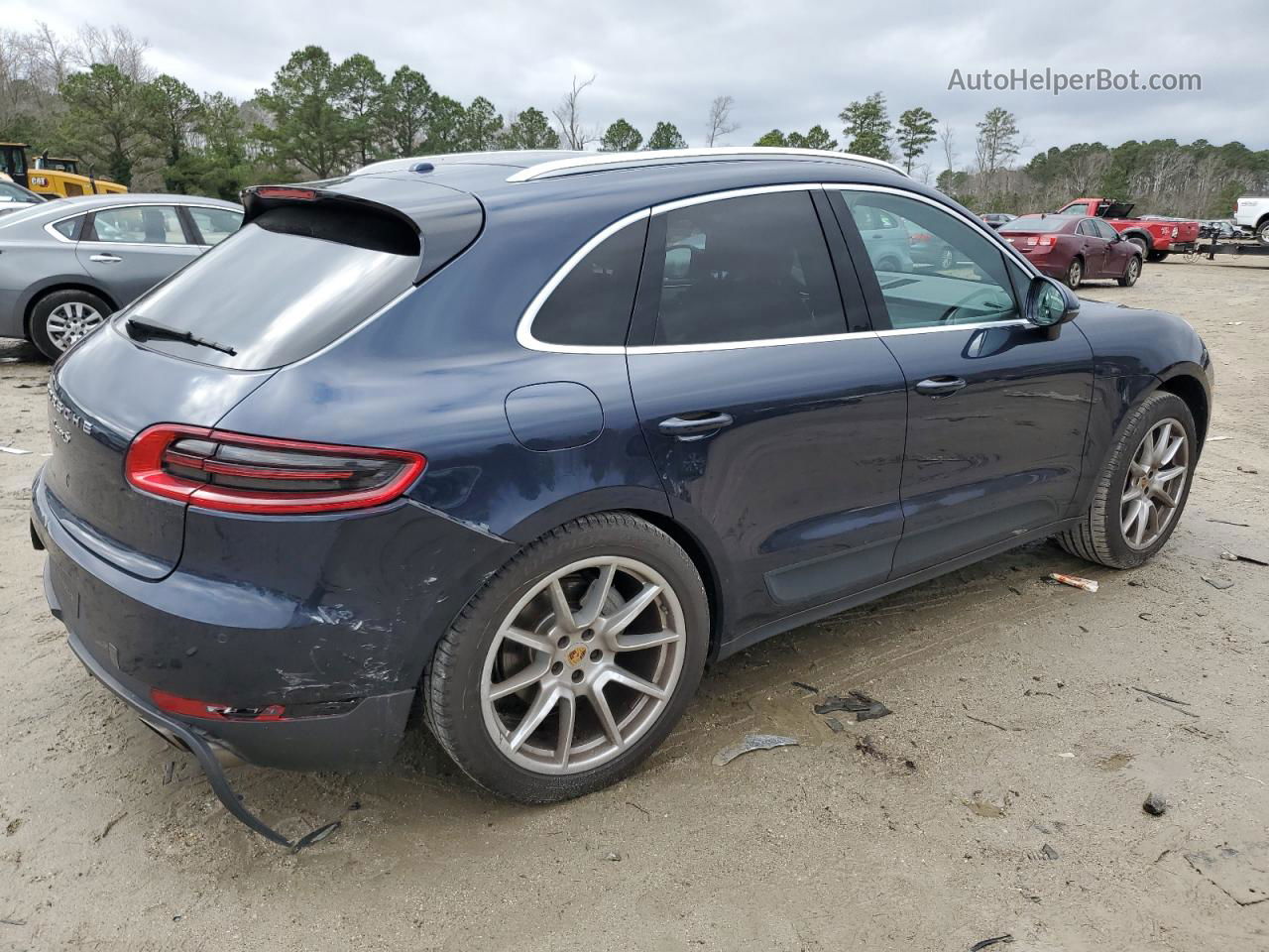 2017 Porsche Macan S Blue vin: WP1AB2A51HLB16613