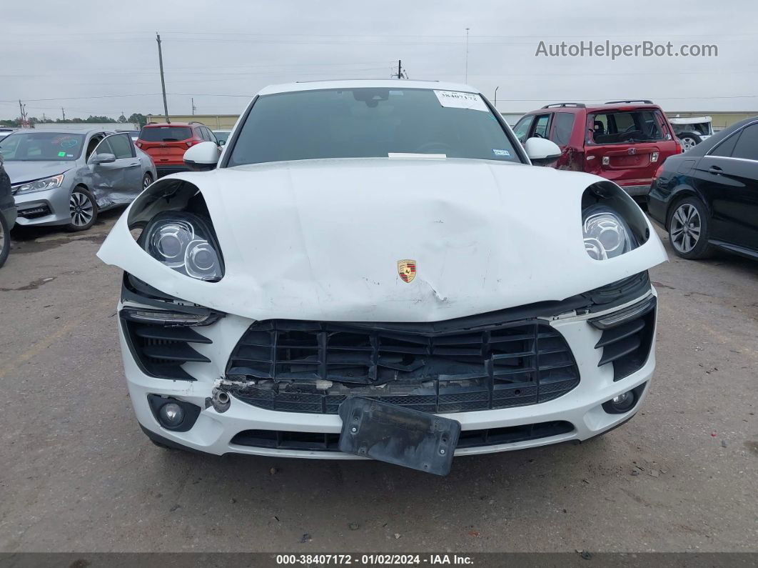 2018 Porsche Macan S White vin: WP1AB2A51JLB39427