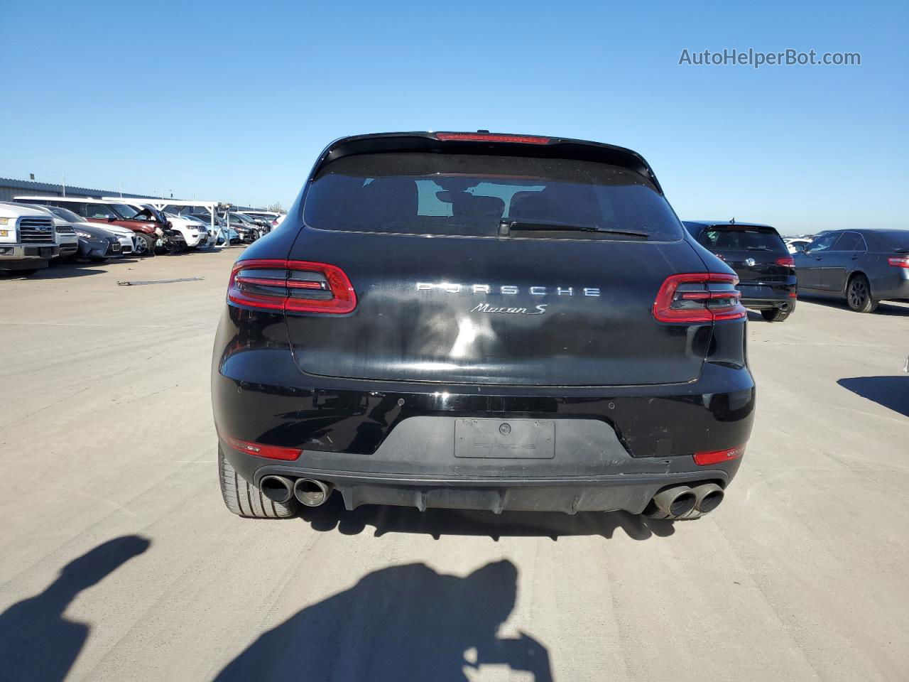 2017 Porsche Macan S Черный vin: WP1AB2A52HLB11176