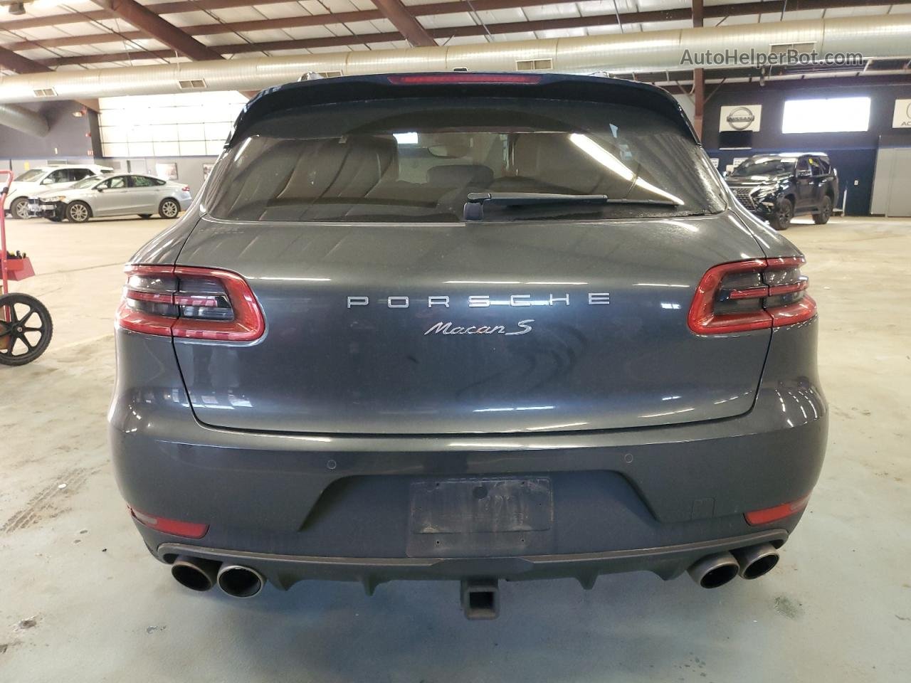 2017 Porsche Macan S Gray vin: WP1AB2A52HLB12988