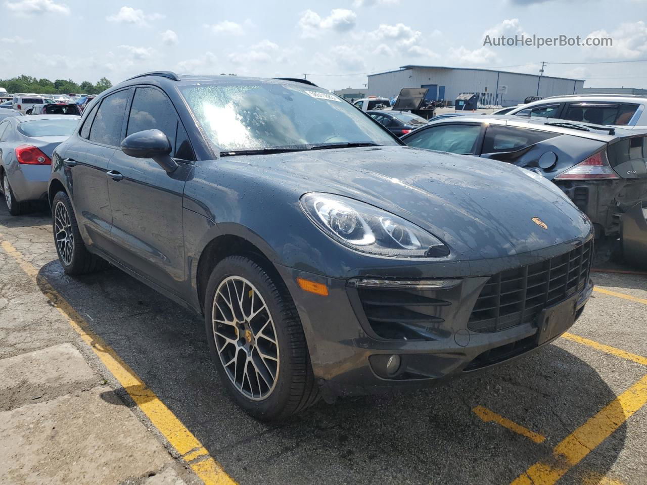 2017 Porsche Macan S Charcoal vin: WP1AB2A52HLB18273