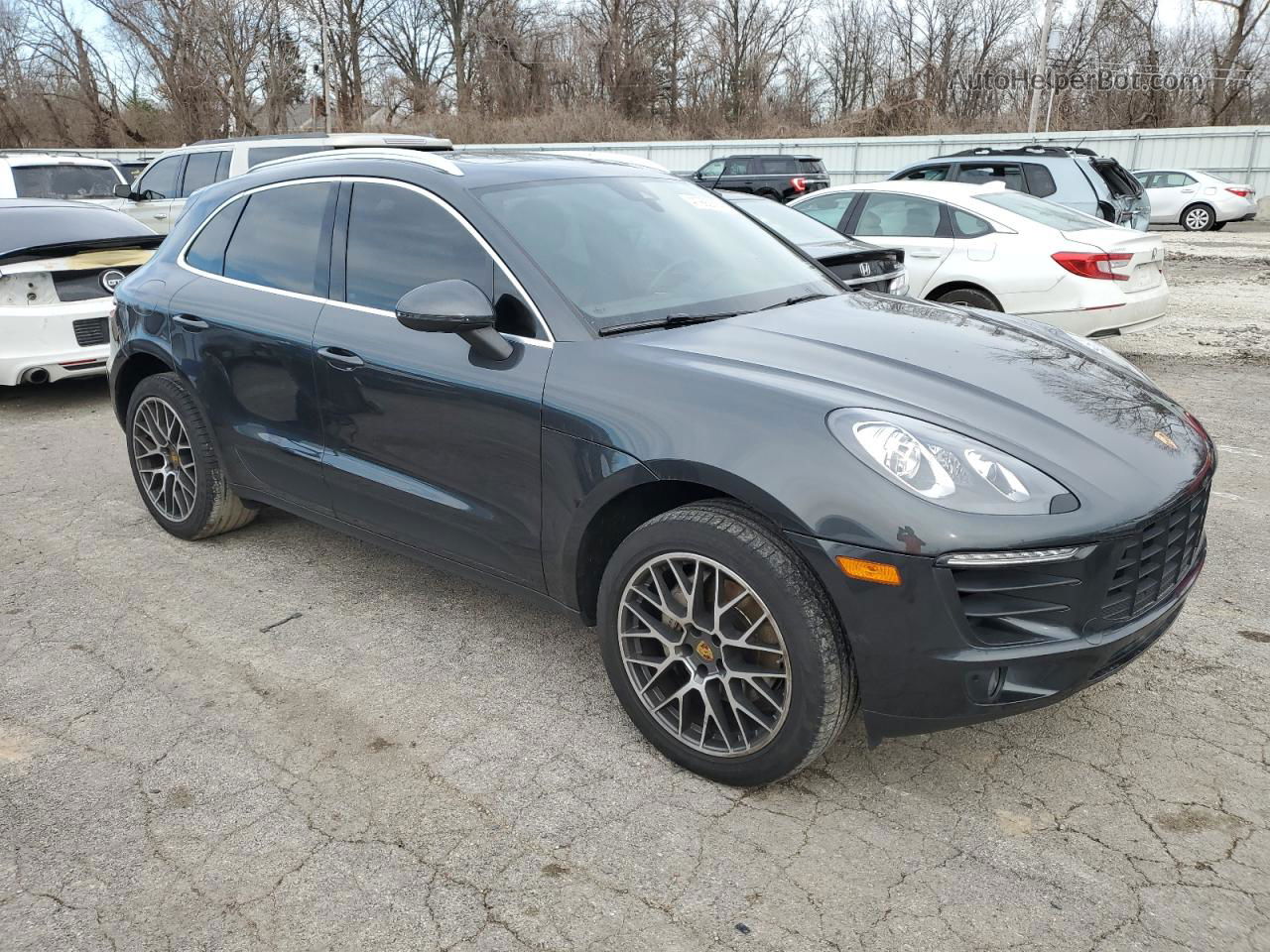 2018 Porsche Macan S Gray vin: WP1AB2A52JLB32888