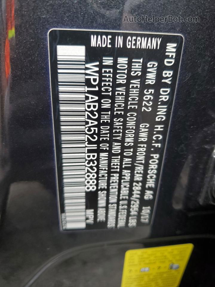 2018 Porsche Macan S Gray vin: WP1AB2A52JLB32888