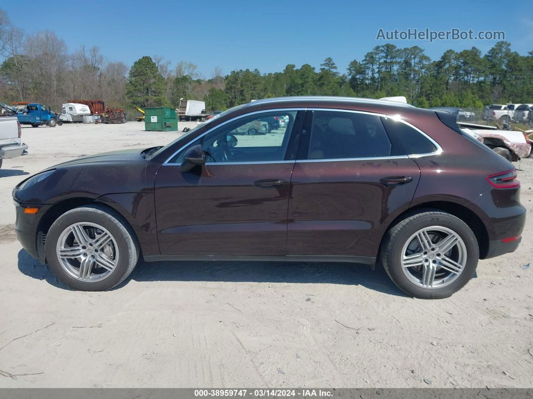 2018 Porsche Macan S Бордовый vin: WP1AB2A52JLB37881