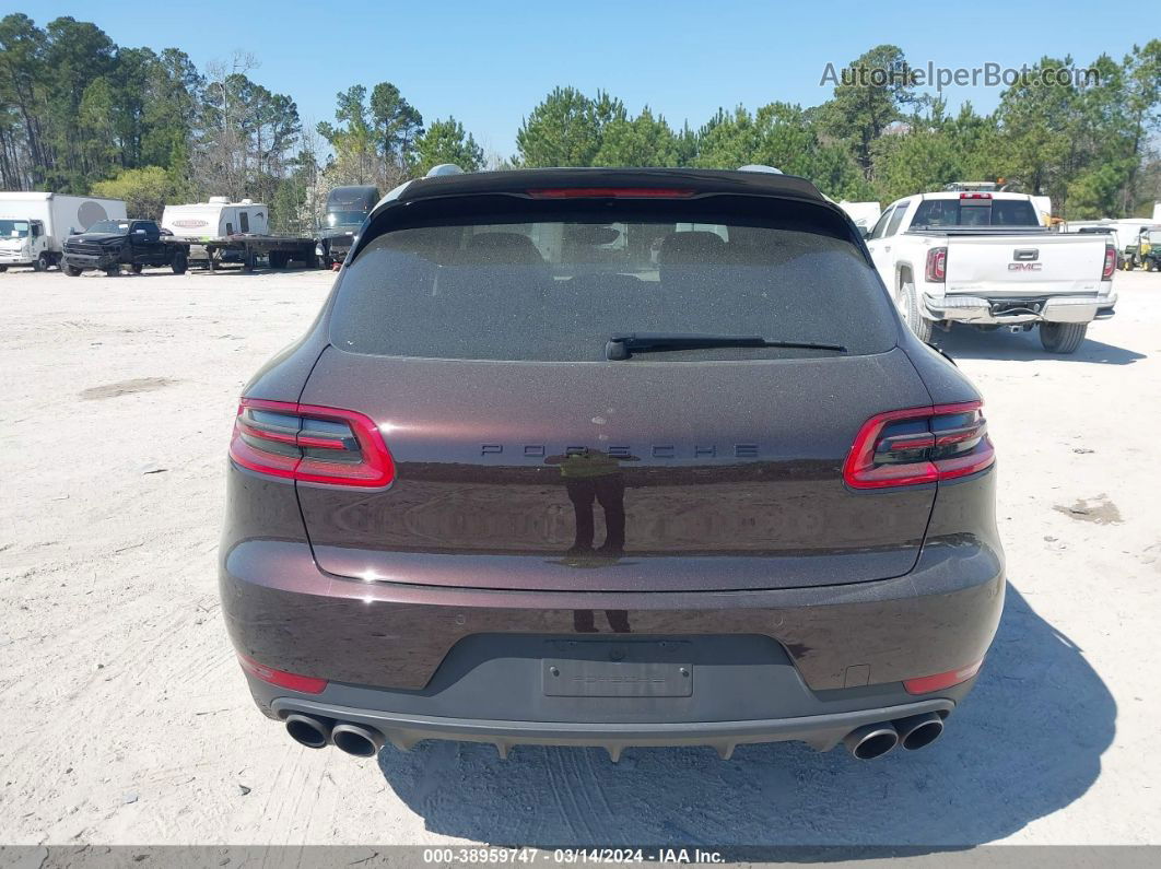 2018 Porsche Macan S Burgundy vin: WP1AB2A52JLB37881