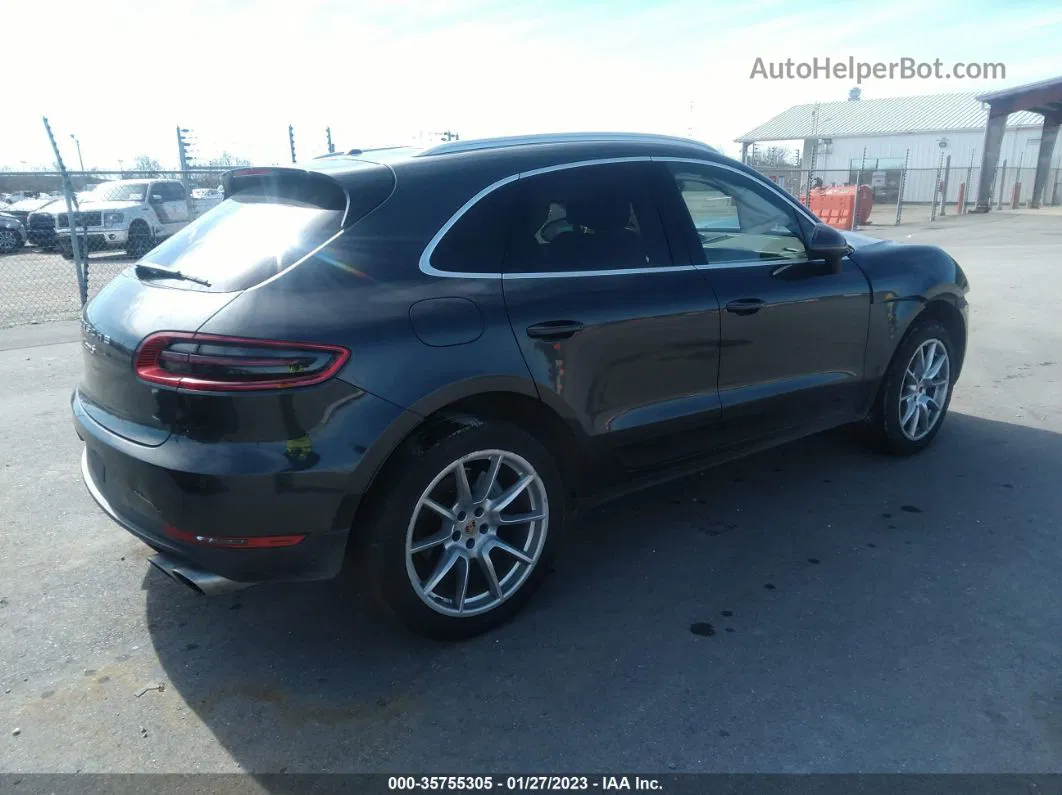 2017 Porsche Macan S Серый vin: WP1AB2A53HLB12773