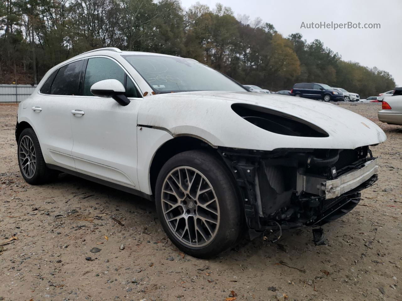 2017 Porsche Macan S White vin: WP1AB2A53HLB17486