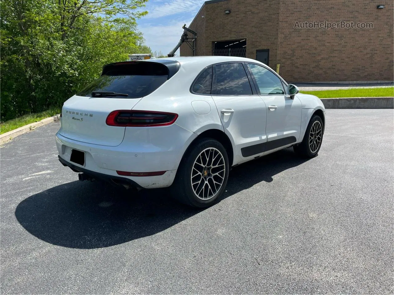 2018 Porsche Macan S Белый vin: WP1AB2A53JLB30292