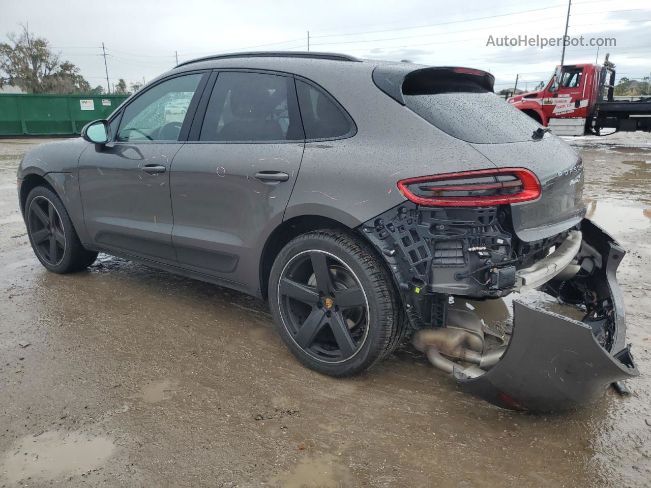 2018 Porsche Macan S Серый vin: WP1AB2A53JLB36545