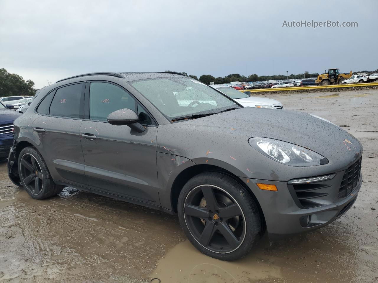 2018 Porsche Macan S Серый vin: WP1AB2A53JLB36545