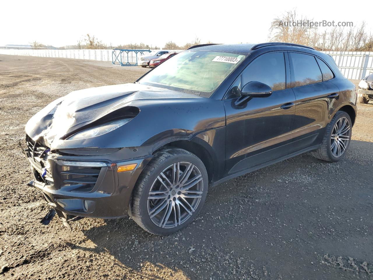 2017 Porsche Macan S Black vin: WP1AB2A54HLB10465