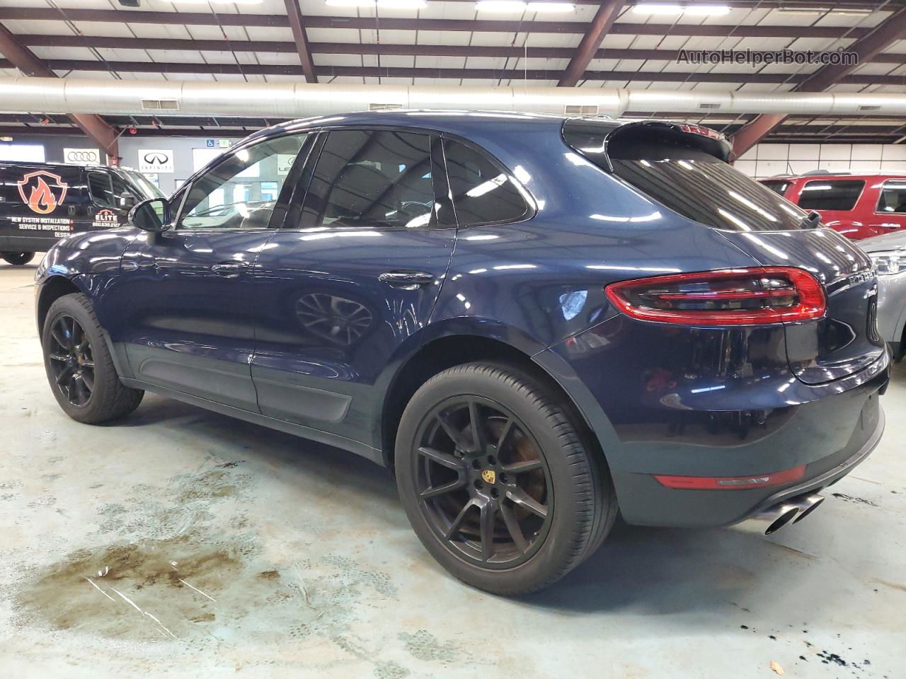 2017 Porsche Macan S Blue vin: WP1AB2A54HLB11874