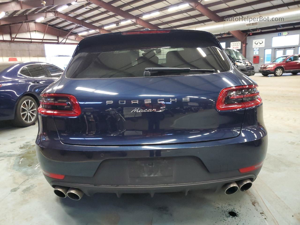 2017 Porsche Macan S Blue vin: WP1AB2A54HLB11874