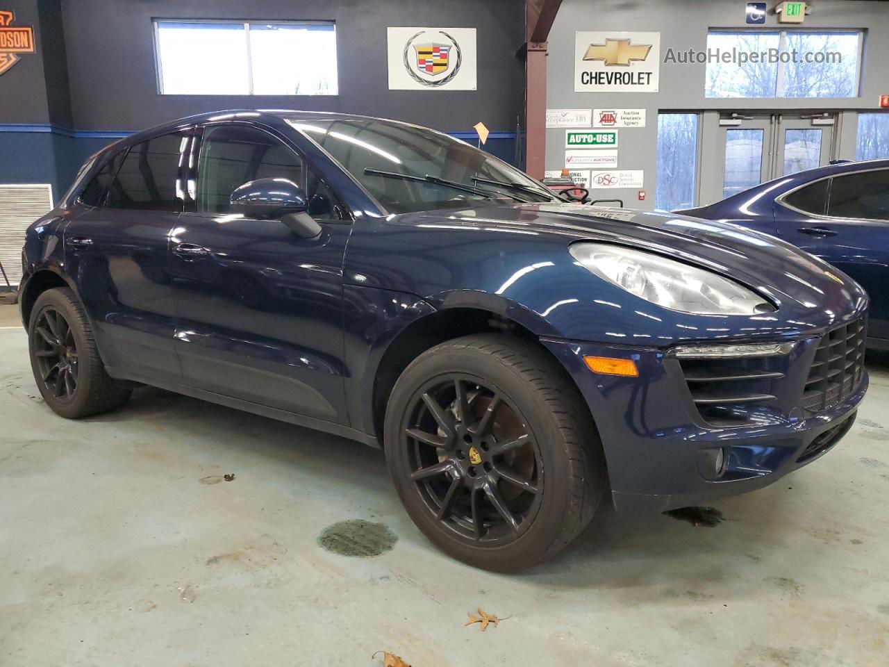 2017 Porsche Macan S Blue vin: WP1AB2A54HLB11874