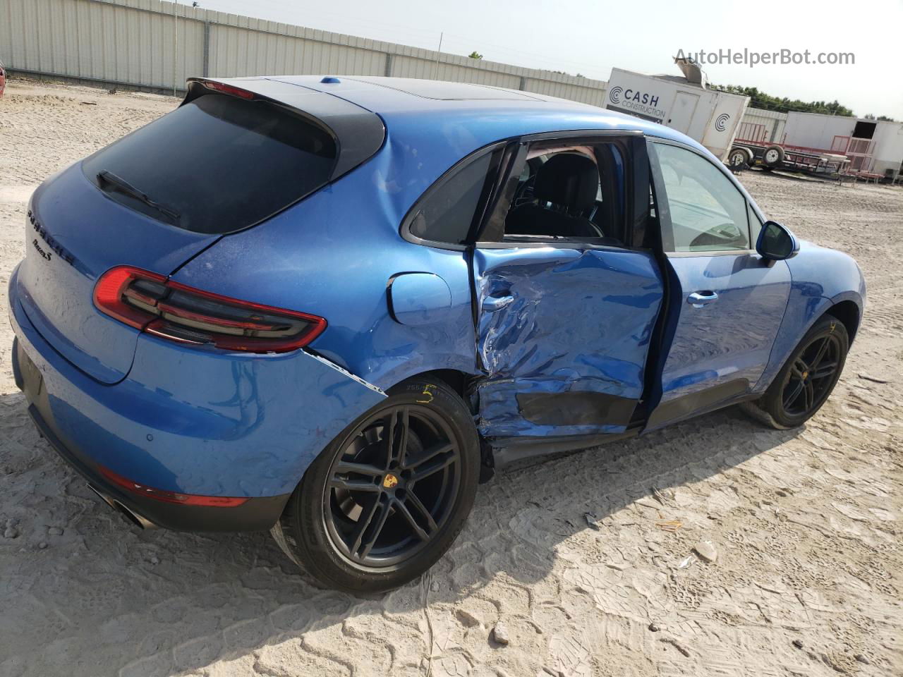 2017 Porsche Macan S Blue vin: WP1AB2A54HLB12264