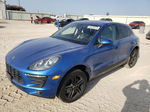 2017 Porsche Macan S Blue vin: WP1AB2A54HLB12264