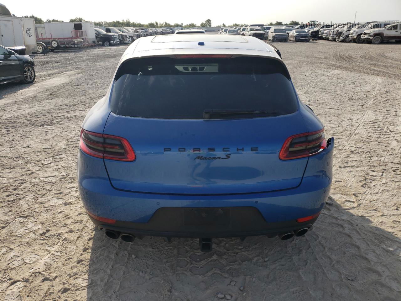 2017 Porsche Macan S Blue vin: WP1AB2A54HLB12264