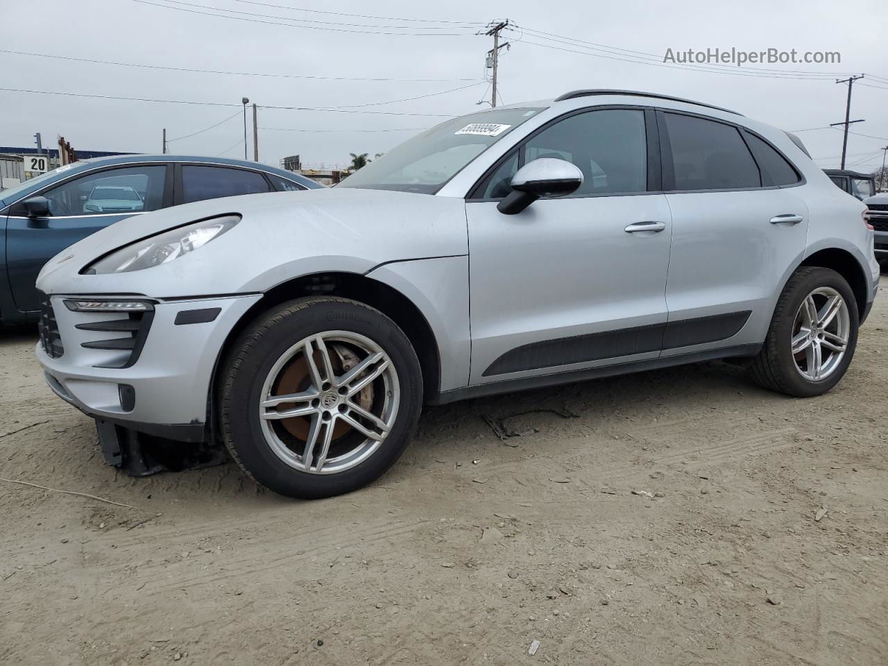 2017 Porsche Macan S Серебряный vin: WP1AB2A54HLB16038