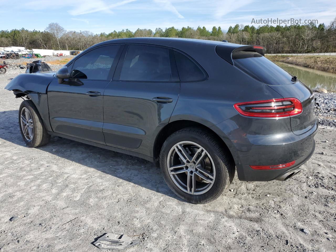 2017 Porsche Macan S Gray vin: WP1AB2A54HLB19800