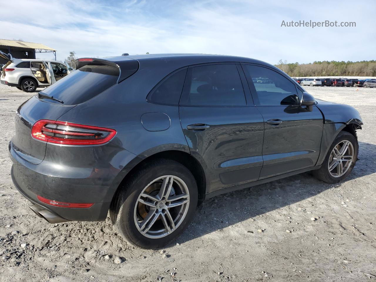 2017 Porsche Macan S Серый vin: WP1AB2A54HLB19800