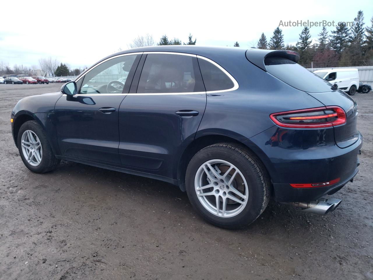 2018 Porsche Macan S Синий vin: WP1AB2A54JLB37400