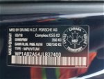 2018 Porsche Macan S Синий vin: WP1AB2A54JLB37400