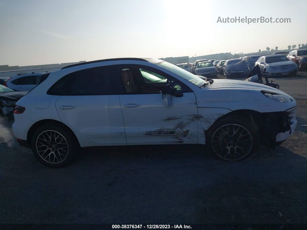 2018 Porsche Macan S White vin: WP1AB2A54JLB38109