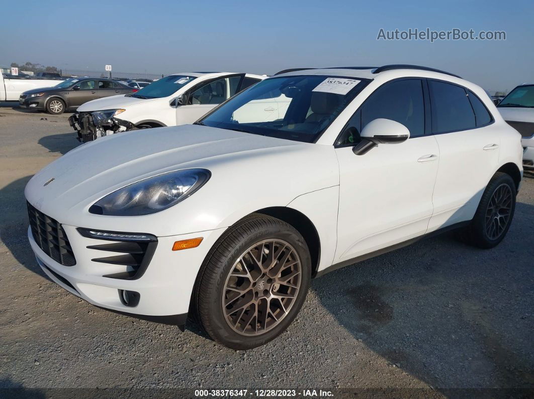 2018 Porsche Macan S White vin: WP1AB2A54JLB38109