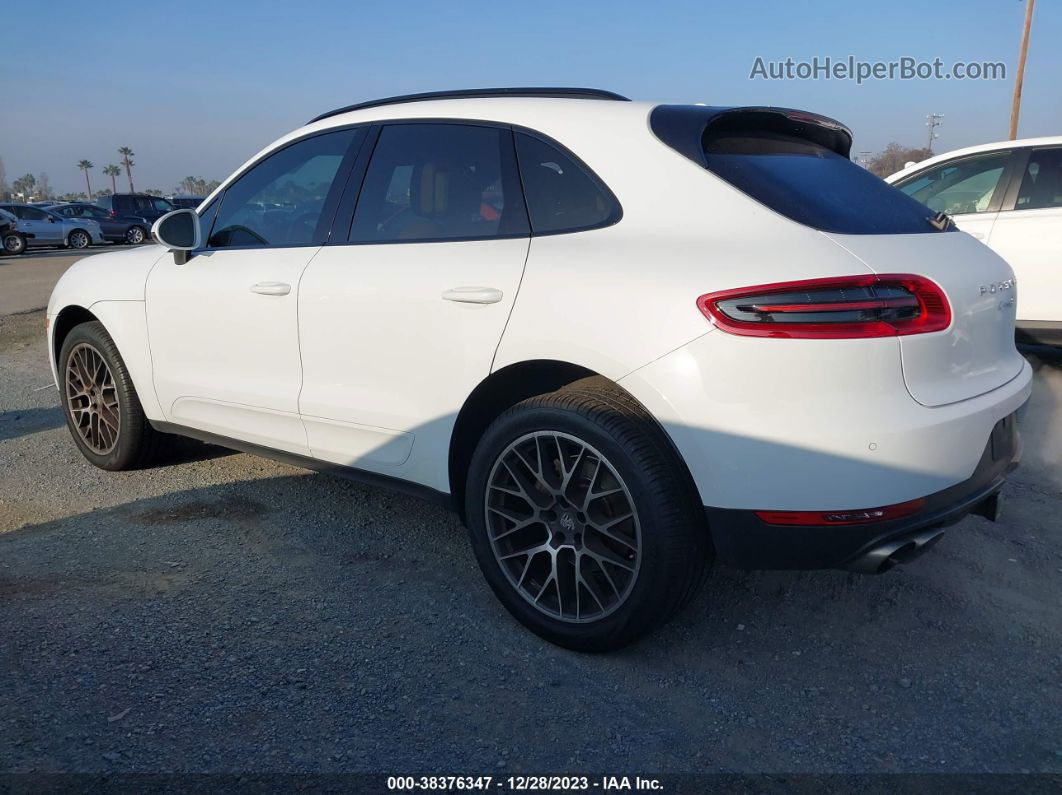 2018 Porsche Macan S White vin: WP1AB2A54JLB38109