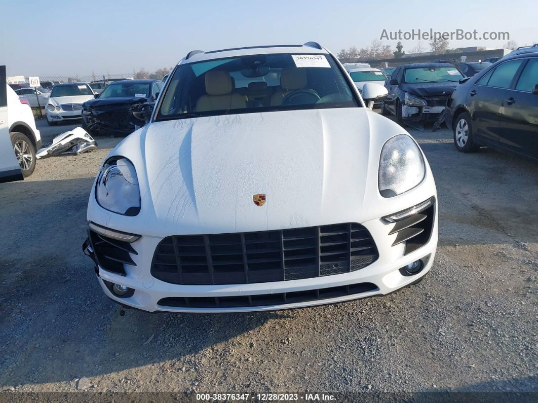 2018 Porsche Macan S White vin: WP1AB2A54JLB38109