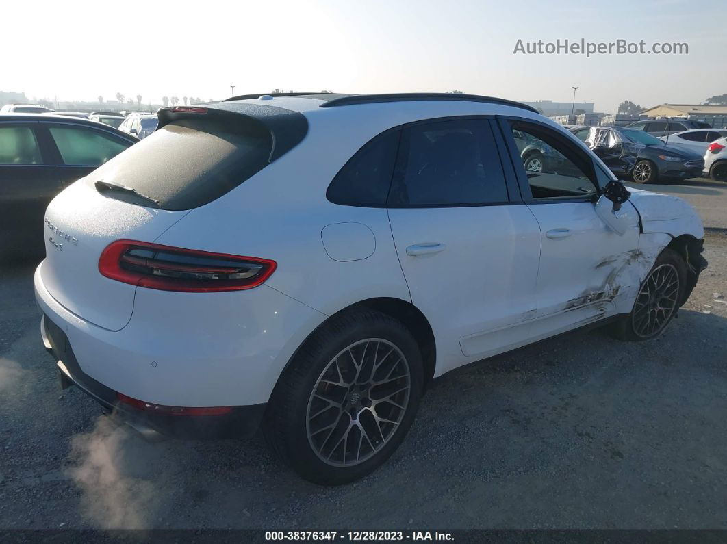 2018 Porsche Macan S White vin: WP1AB2A54JLB38109