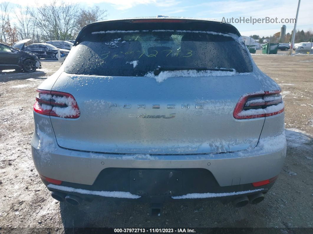 2017 Porsche Macan S Silver vin: WP1AB2A55HLB11589