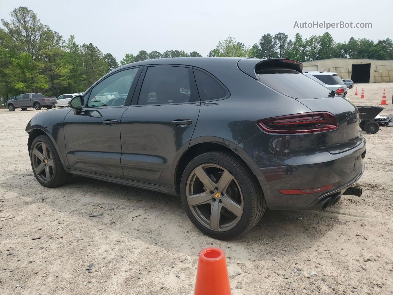 2017 Porsche Macan S Gray vin: WP1AB2A55HLB14119