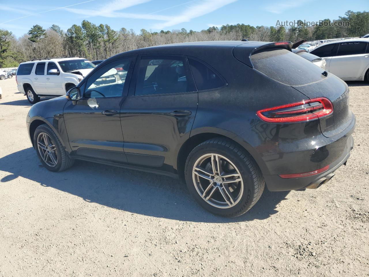 2017 Porsche Macan S Черный vin: WP1AB2A55HLB16811