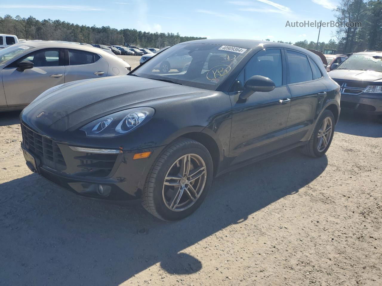 2017 Porsche Macan S Черный vin: WP1AB2A55HLB16811