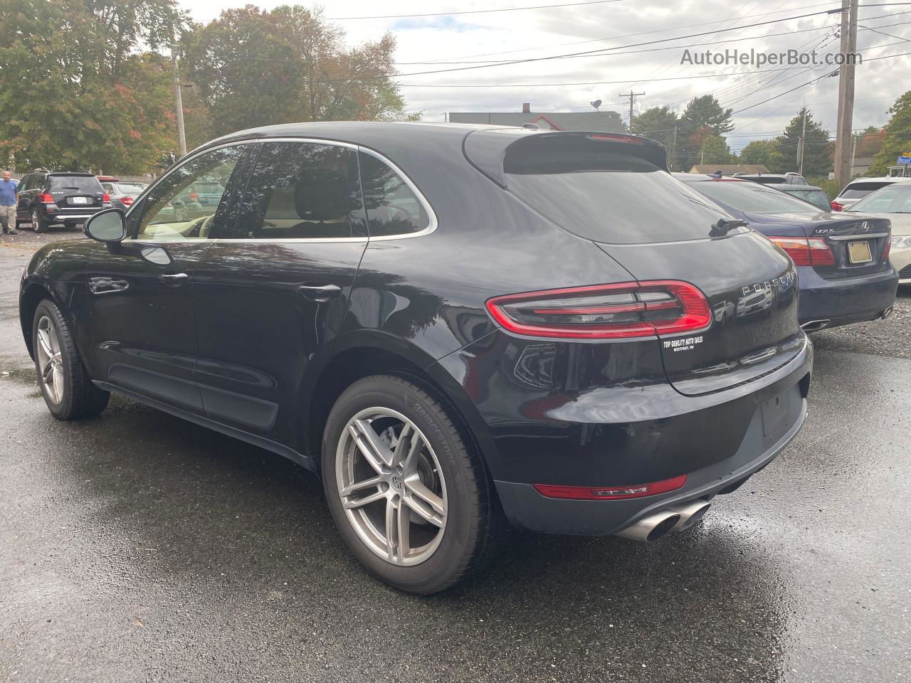 2017 Porsche Macan S Черный vin: WP1AB2A56HLB12038