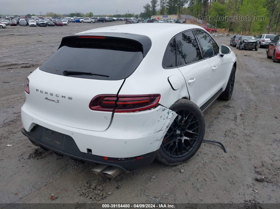 2018 Porsche Macan S White vin: WP1AB2A56JLB30996