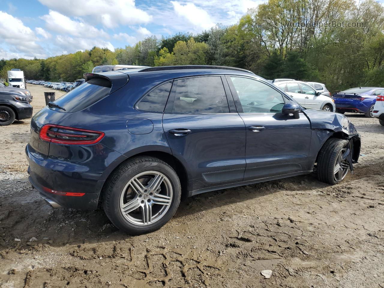 2017 Porsche Macan S Blue vin: WP1AB2A57HLB18379