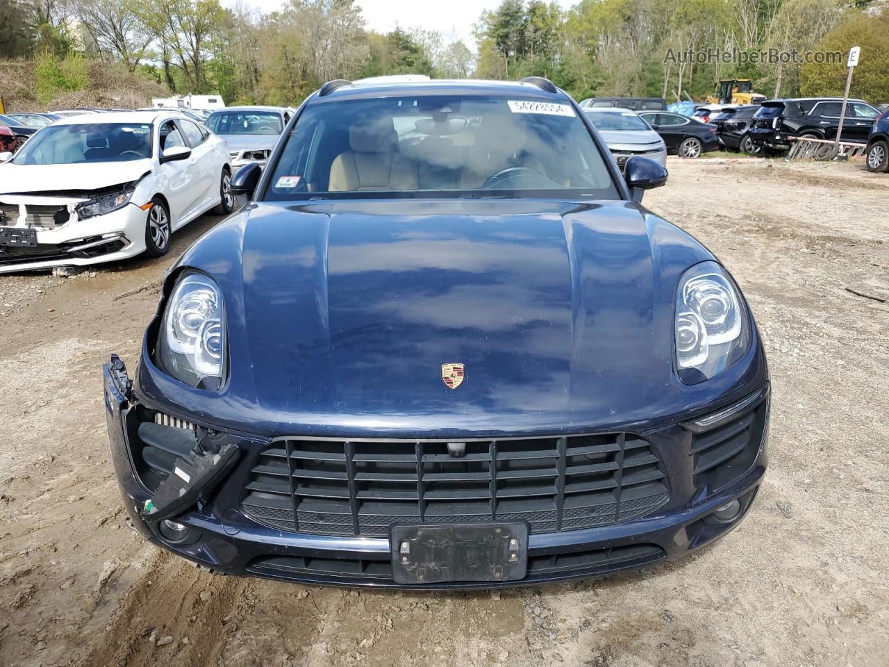 2017 Porsche Macan S Blue vin: WP1AB2A57HLB18379