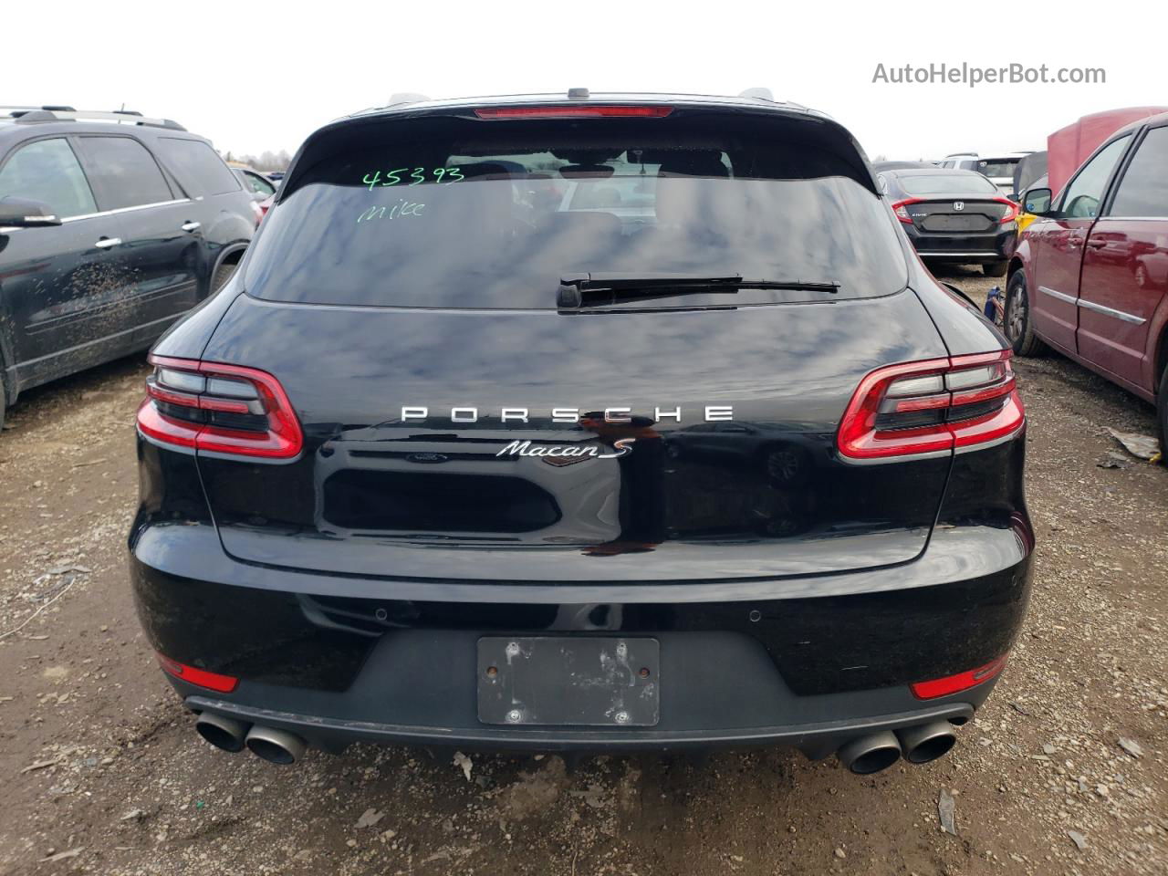 2018 Porsche Macan S Black vin: WP1AB2A57JLB32112