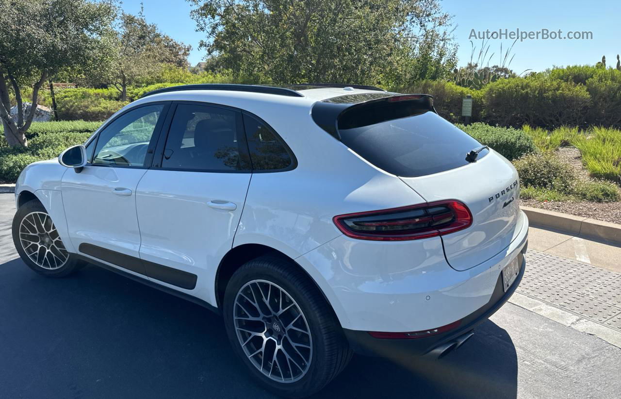 2018 Porsche Macan S White vin: WP1AB2A57JLB32143