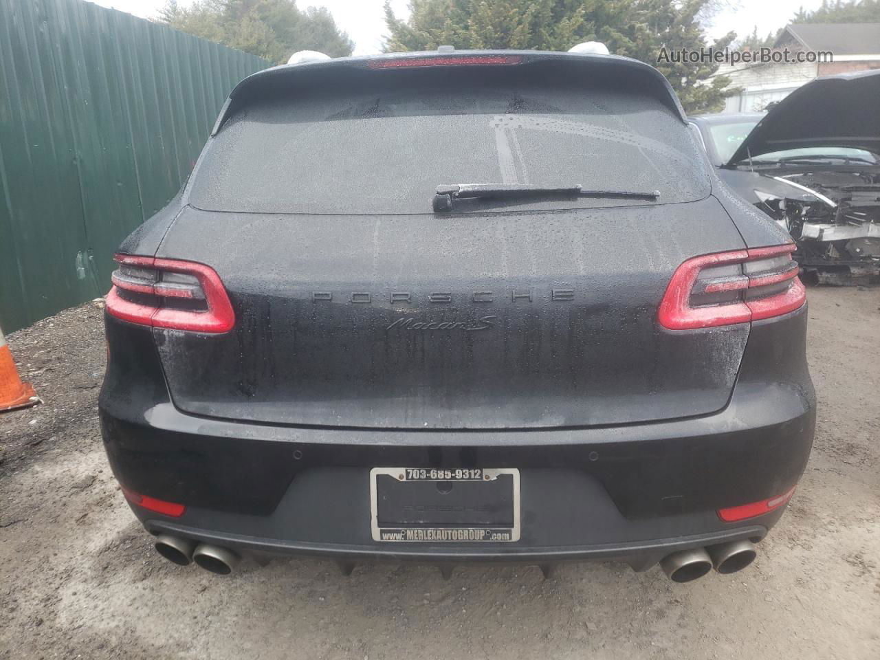 2018 Porsche Macan S Black vin: WP1AB2A57JLB33096