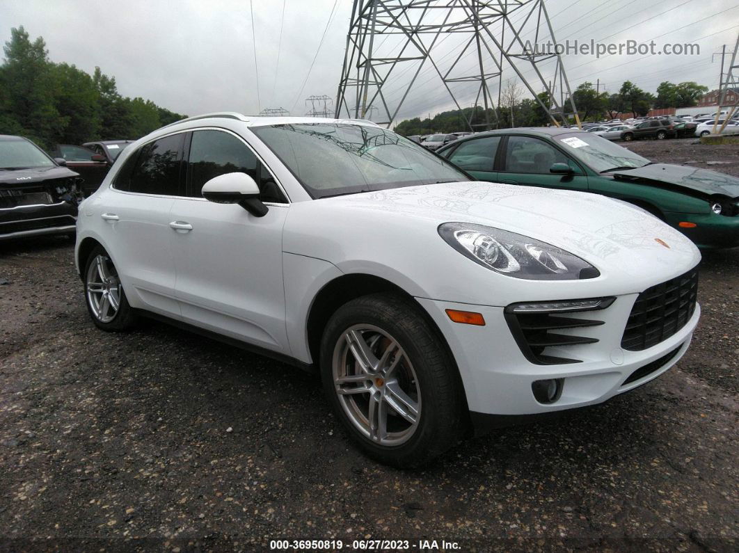 2018 Porsche Macan S Белый vin: WP1AB2A57JLB35138