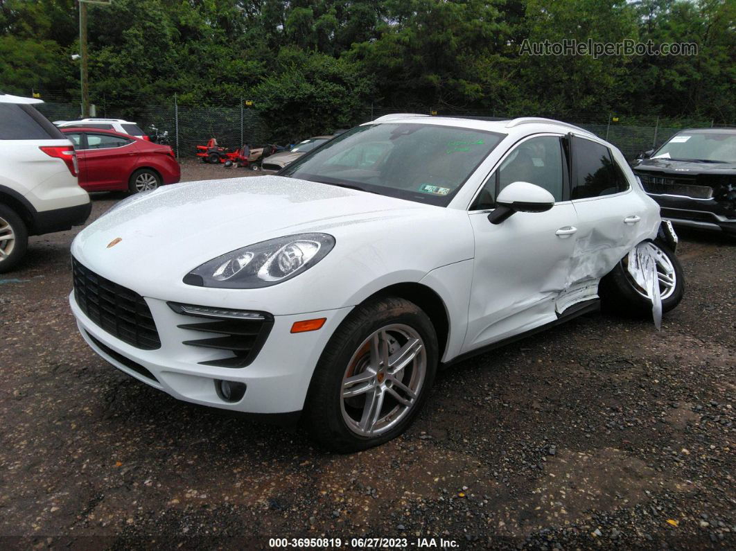 2018 Porsche Macan S White vin: WP1AB2A57JLB35138