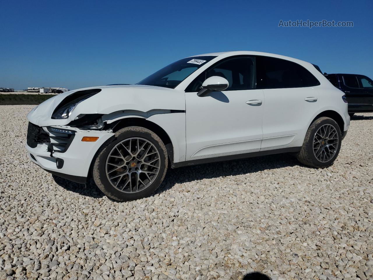 2018 Porsche Macan S White vin: WP1AB2A57JLB39092