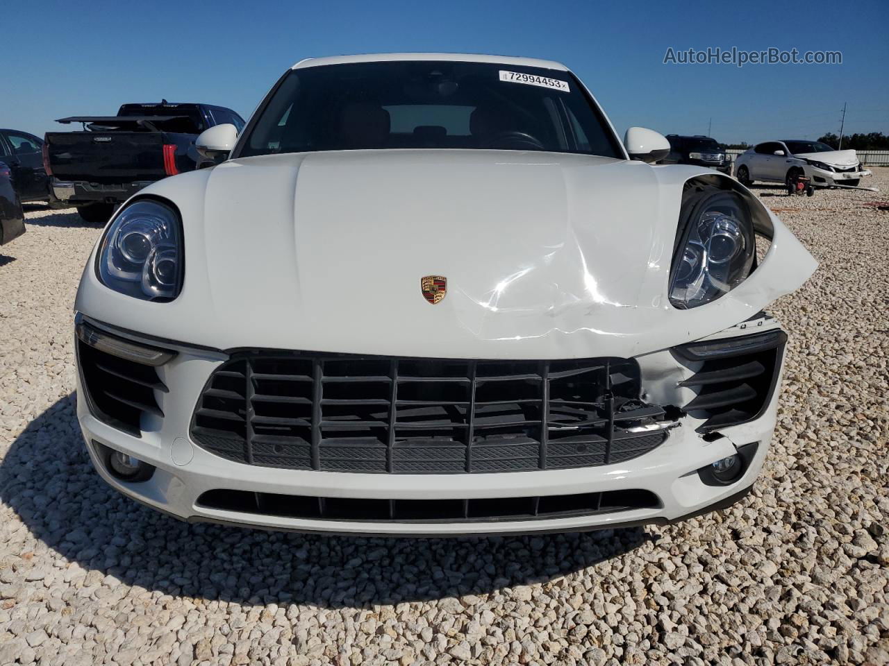 2018 Porsche Macan S White vin: WP1AB2A57JLB39092