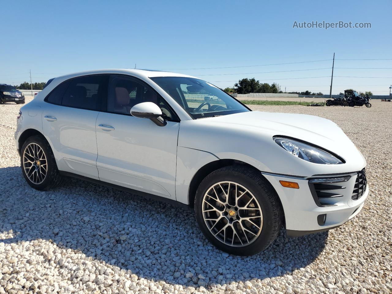 2018 Porsche Macan S Белый vin: WP1AB2A57JLB39092