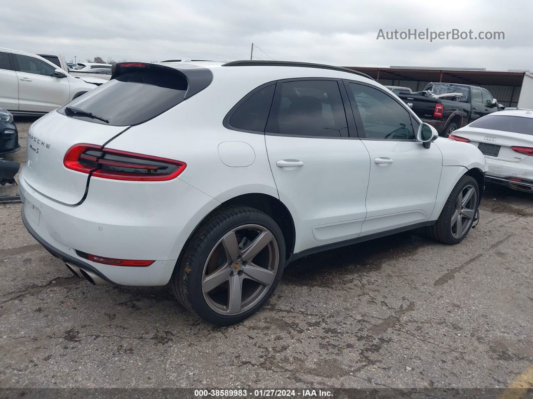 2017 Porsche Macan S White vin: WP1AB2A58HLB18276