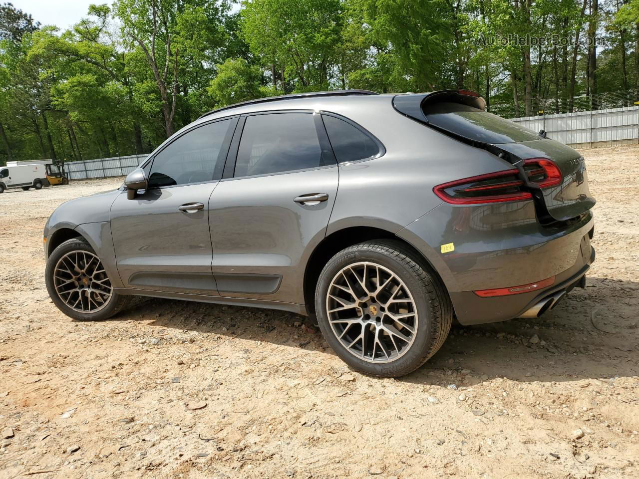 2018 Porsche Macan S Серый vin: WP1AB2A58JLB35827